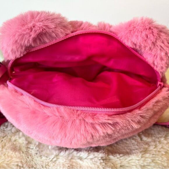 Toy Story Lotso Small Plush Stuffed Crossbody Bag - Picture 3 of 4